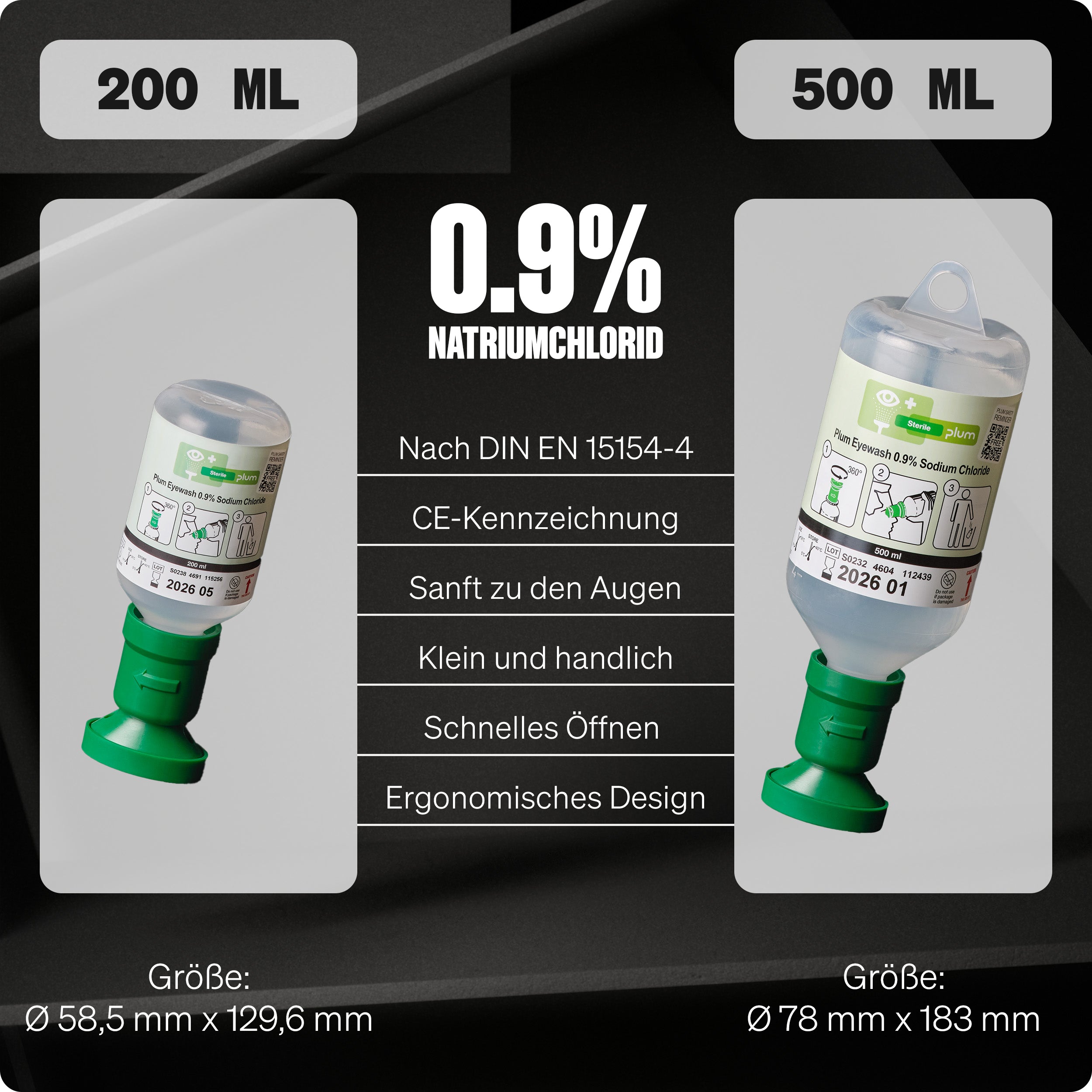 Erste Hilfe Kasten I nach neuer DIN 13157:2021 I inkl. Augenspülflasche