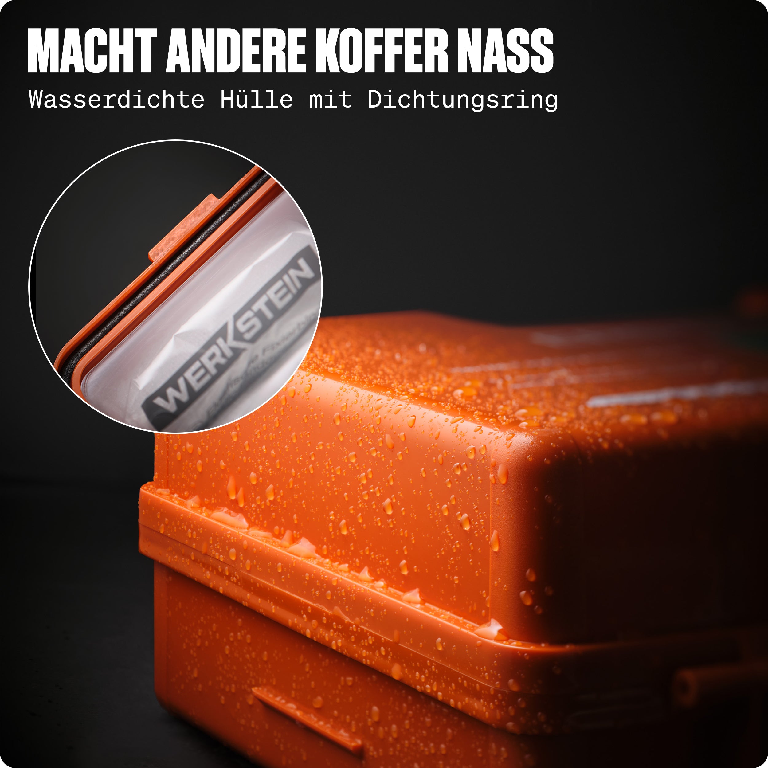 Wasserdichter Erste-Hilfe-Koffer mit Dichtungsring für maximale Sicherheit