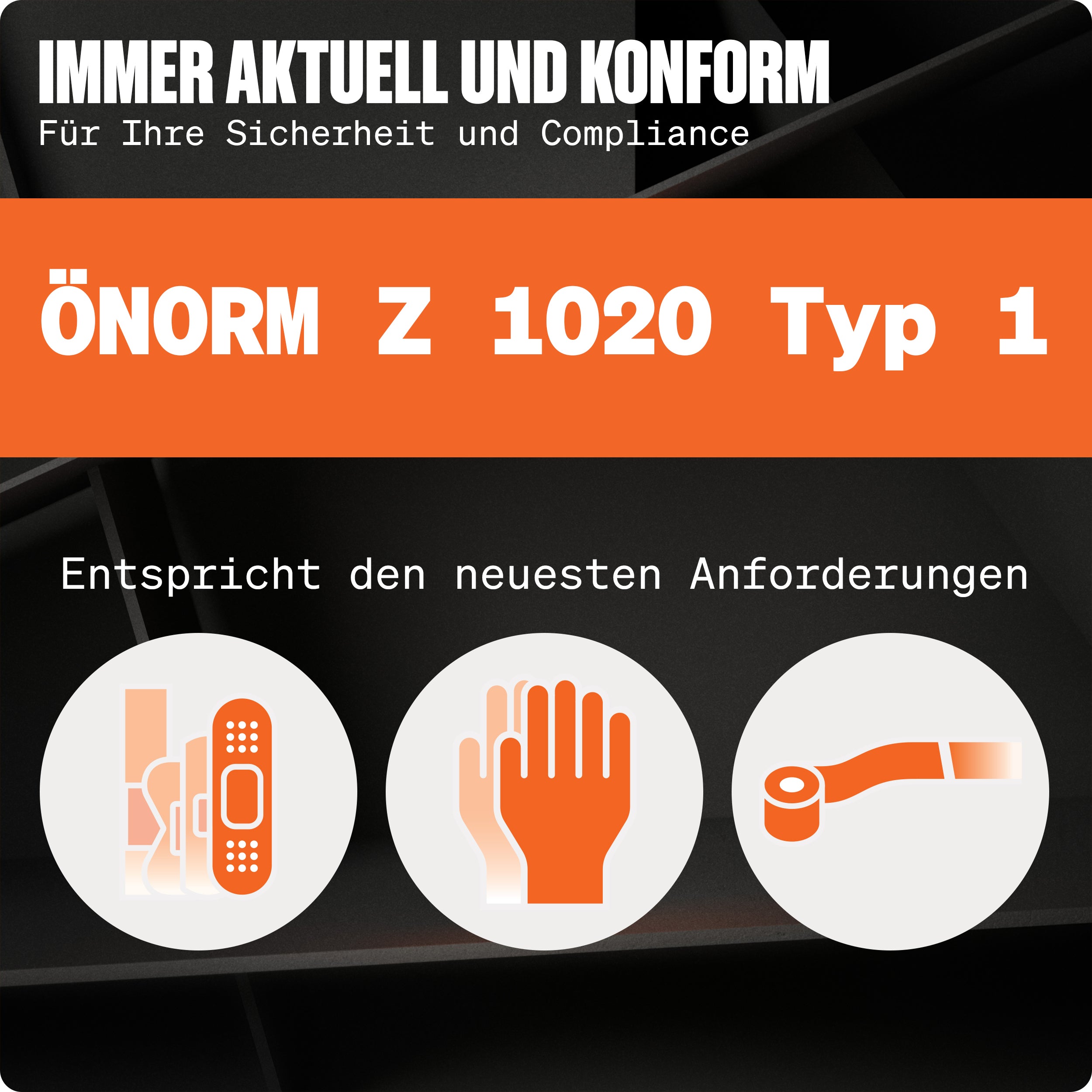 Werkstein Erste Hilfe Koffer ÖNORM Z1020 Typ 1 konform aktuell nach neuesten Anforderungen