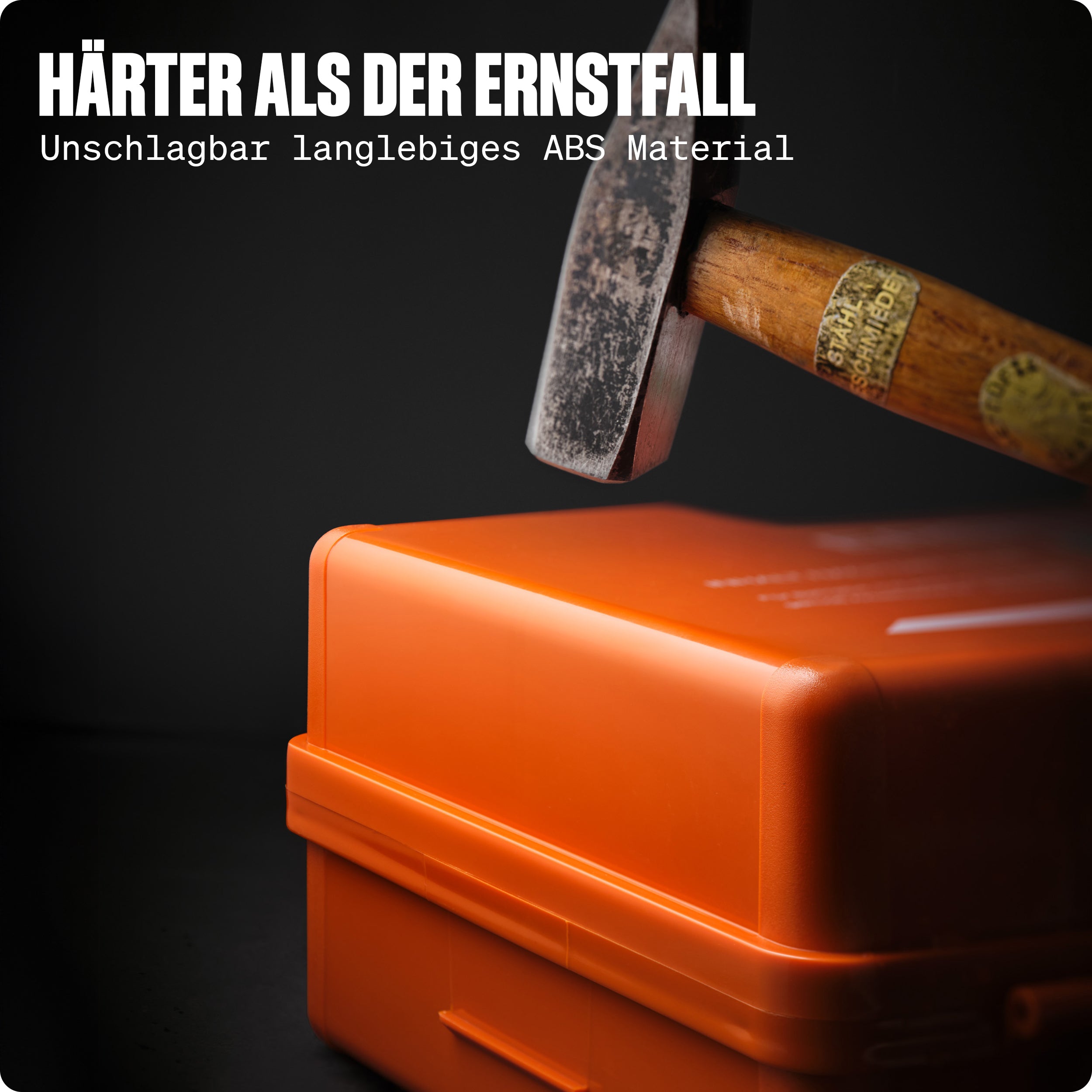 Robuster Erste Hilfe Koffer ÖNORM Z1020 Typ 2 aus stabilem ABS Material schlagfest