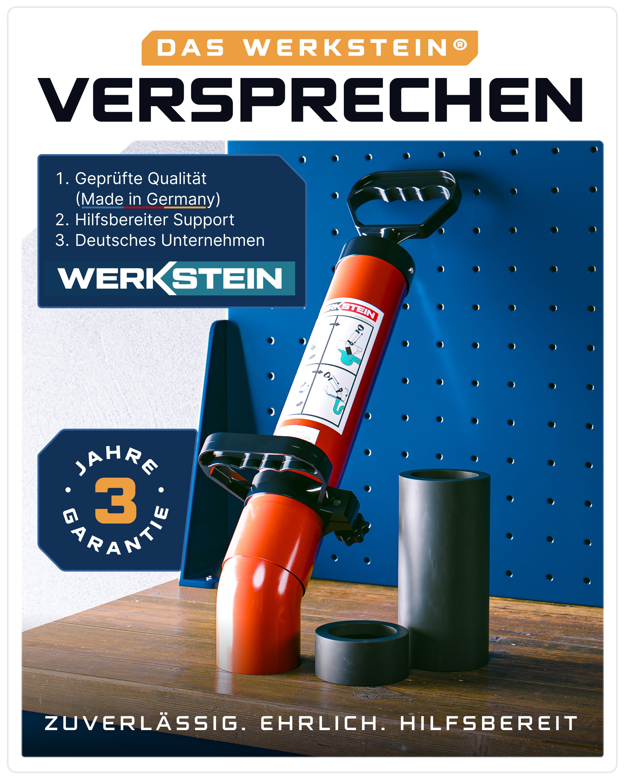 Rohrreinigungspumpe mit deutschem Qualitätsversprechen und 3 Jahren Garantie