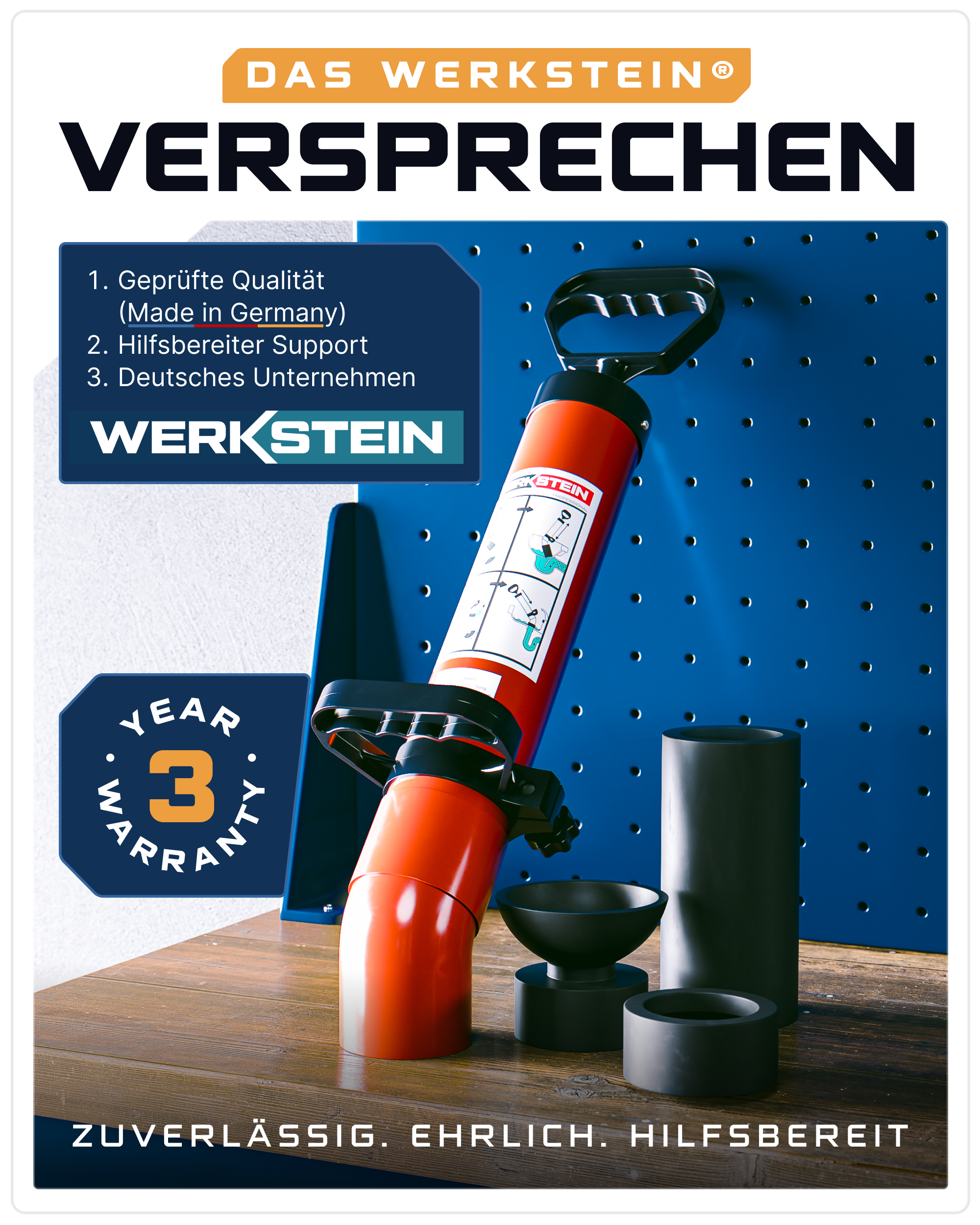 Rohrreinigungspumpe für Bad, Küche und WC