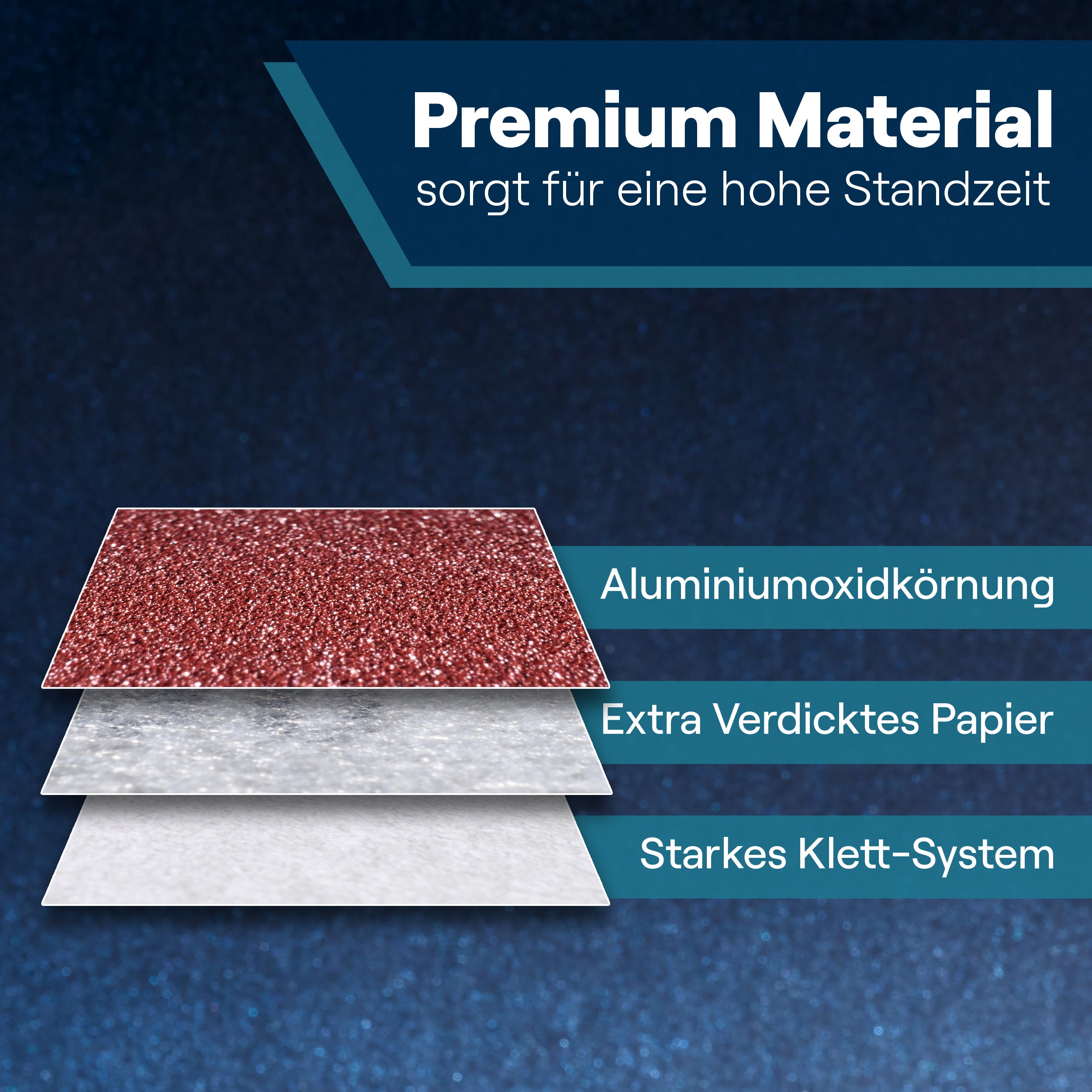 Effiziente Schleifscheibe mit hoher Standzeit dank Aluminiumoxidkörnung